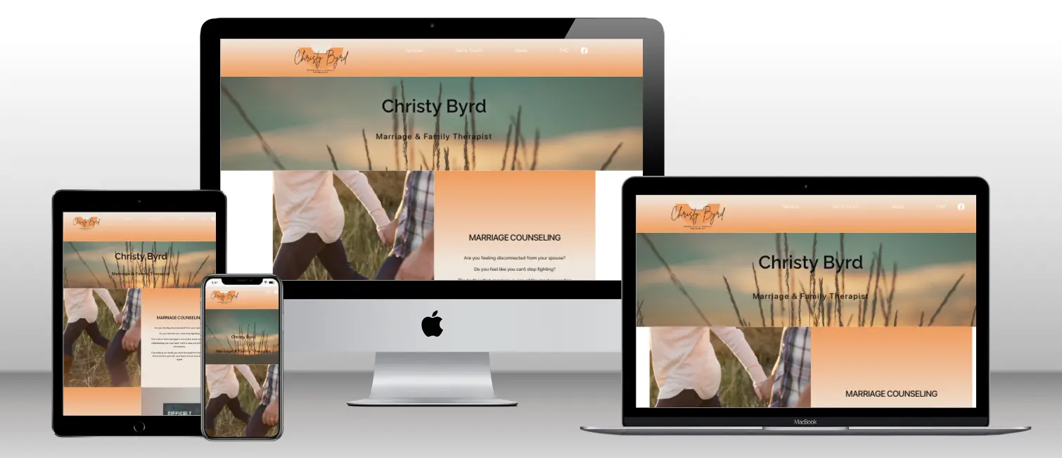 ChristyByrd.com website demo